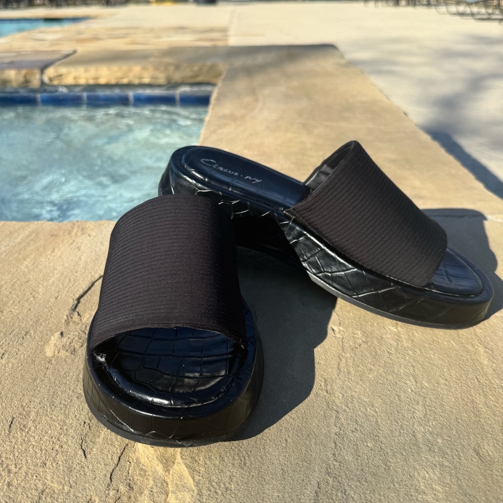 Circus NY by Sam Edelman Latasha Platform Slide Sandals – Size 8.5 – Rare Style - Picture 8 of 12